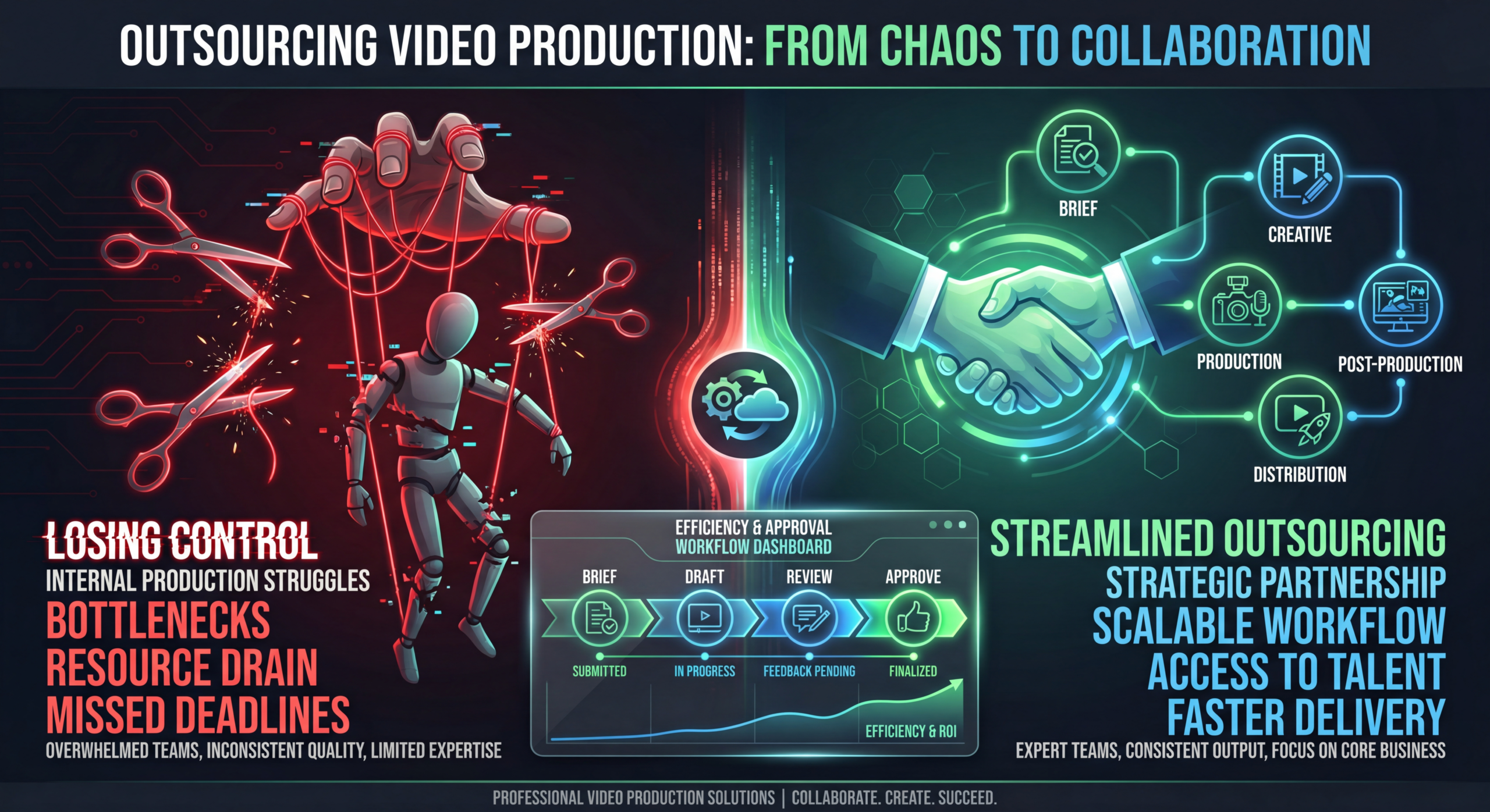 How to outsource video production without losing creative control