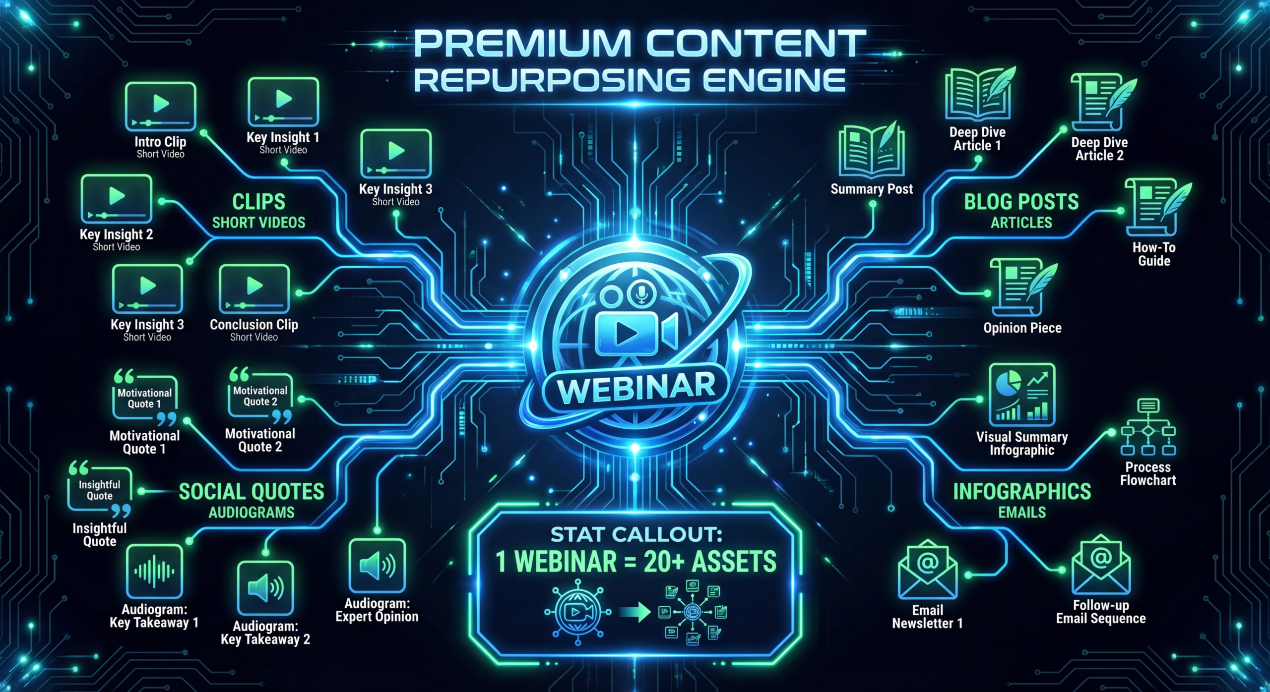 Webinar Repurposing: Turn 1 Webinar Into 20+ Content Assets