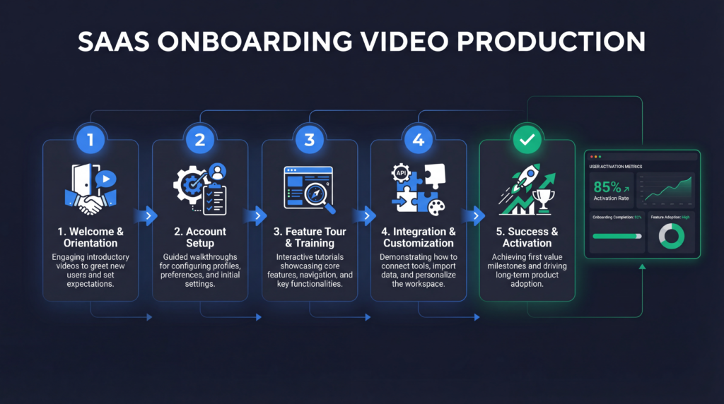 Onboarding Video Production for SaaS Products [2026 Guide]