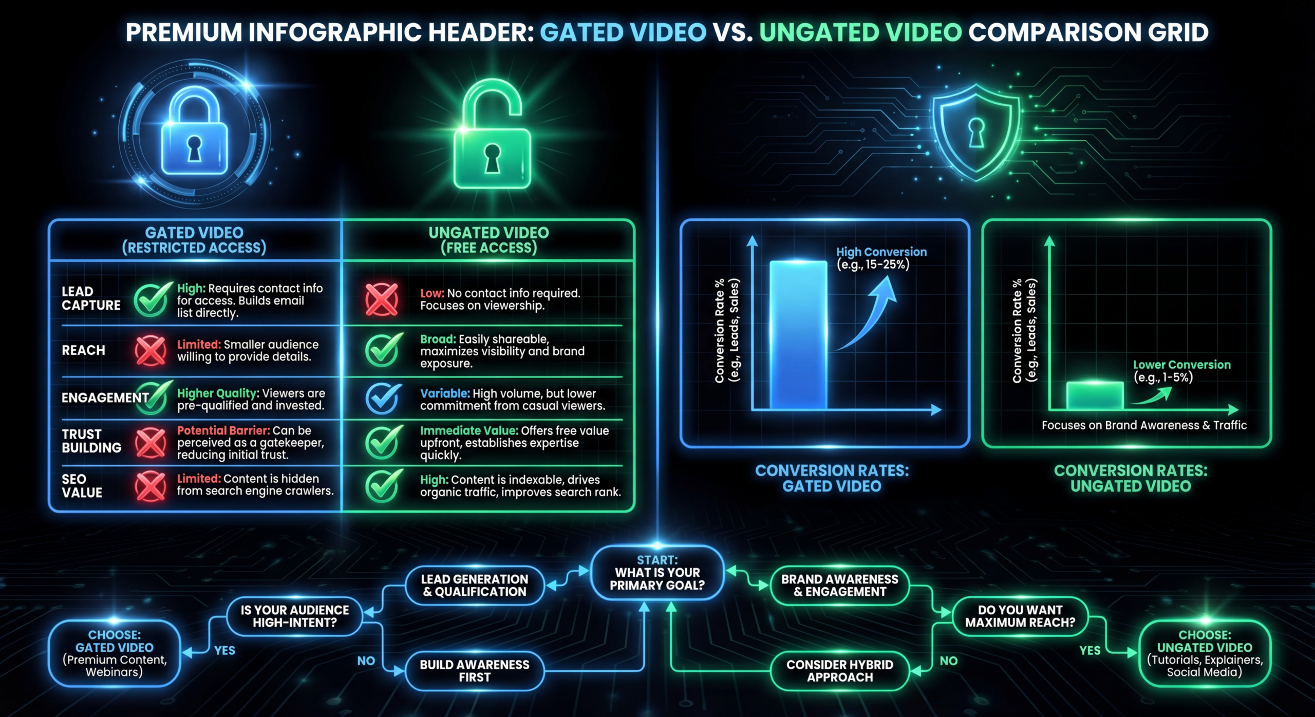 Gated vs Ungated Video: What Converts Better