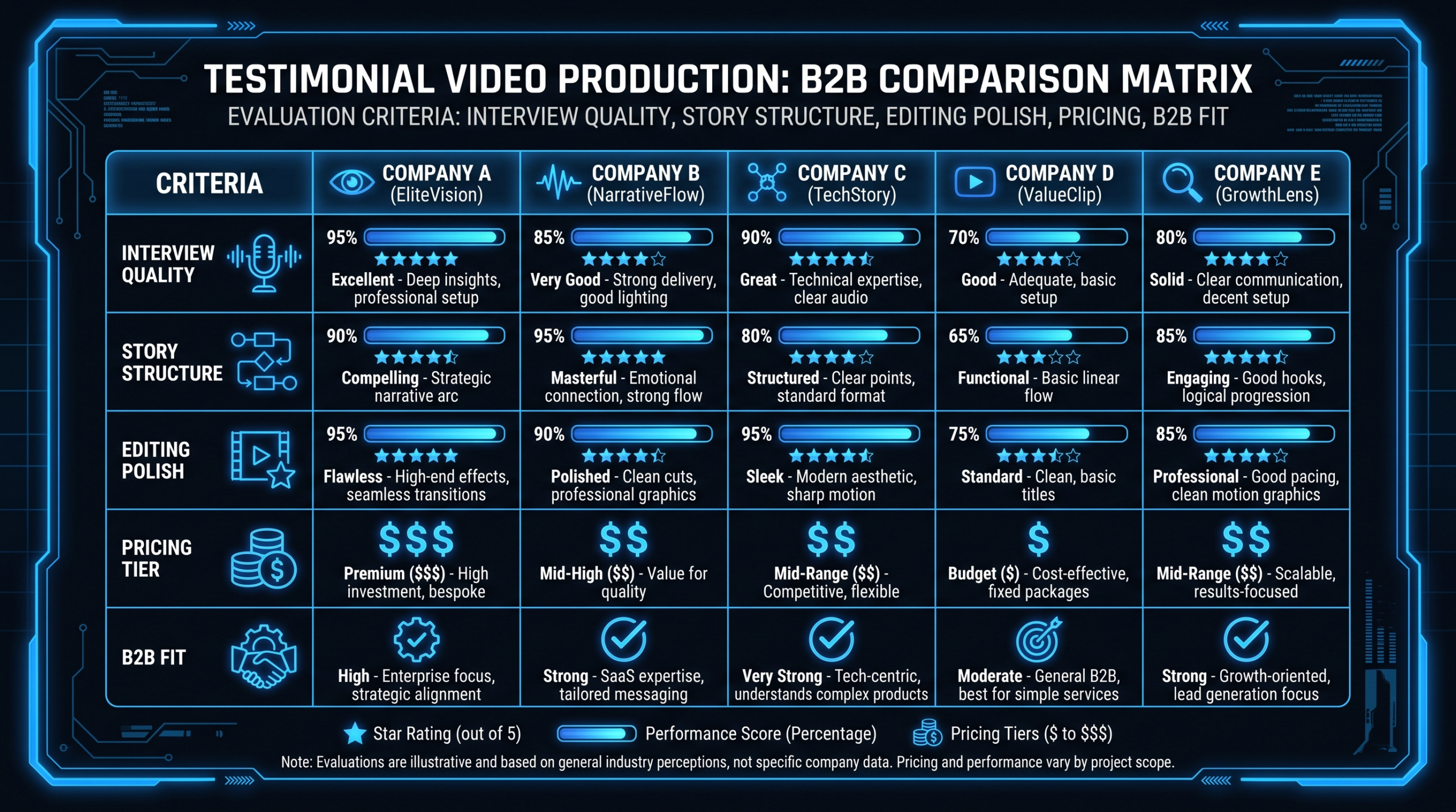 Best Testimonial Video Production Companies in 2026 — B2B Comparison Matrix
