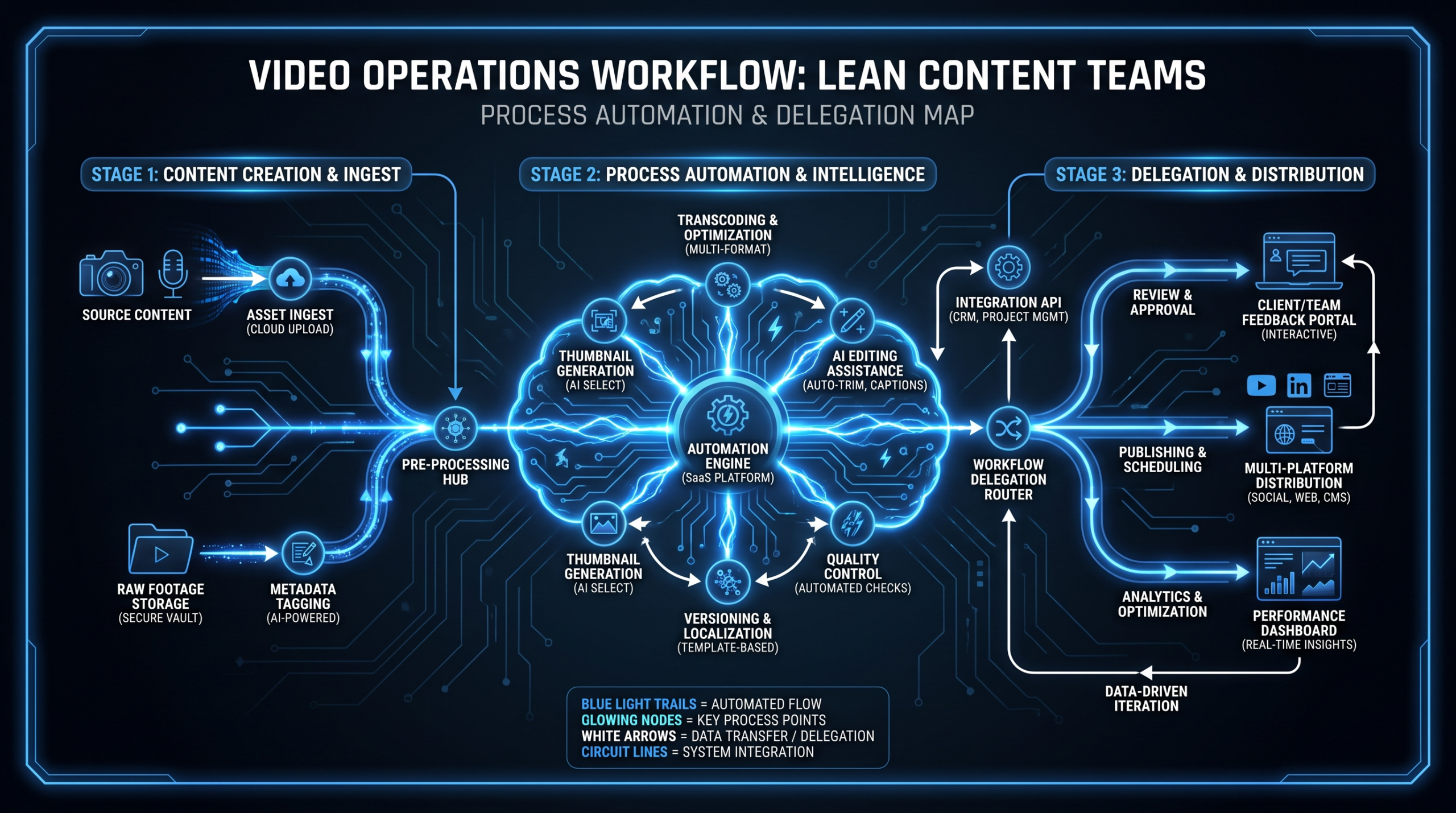 Video operations workflow for lean SaaS content teams